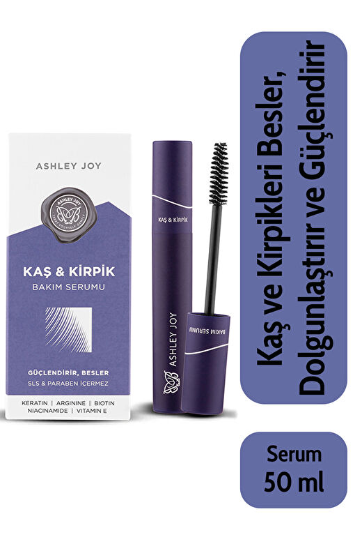Keratin Ve Biotin Içeren Besleyici Uzatıcı Doğal Bakım Kaş Kirpik Serumu 1