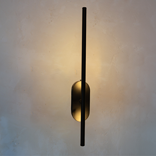 Modern Lüks Siyah Duvar Apliği 50cm 3