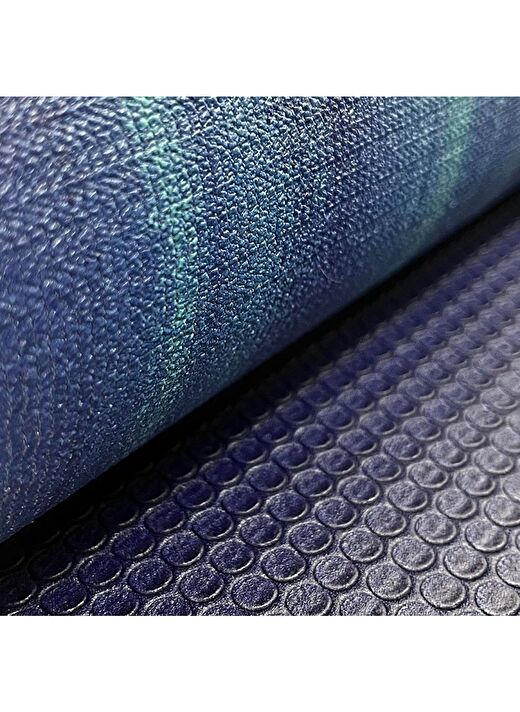 Rebuwo Per Yoga Mat Kaydırmaz Yoga Mat Çevre Dostu Yoga Mat Eco Friendly Mat 5mm Mavi 4