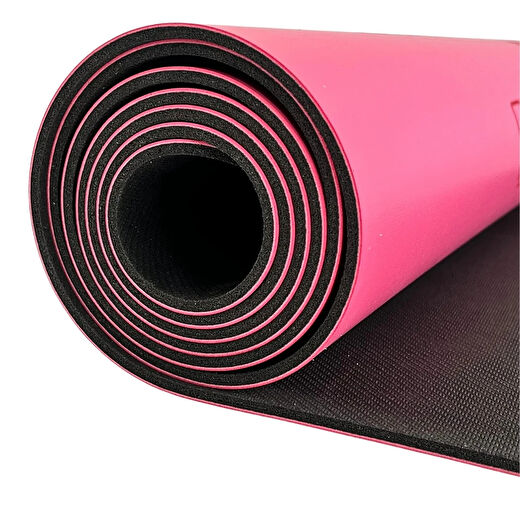 Rebuwo Hizalama Tasarım 5mm Kauçuk Mat Kaydırmaz Yoga Mat Pilates Mat Pembe 4