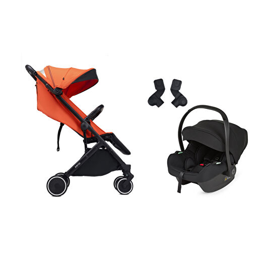 Anex Air-X Kabin Boy Travel Sistem Bebek Arabası Seti - Turuncu 1