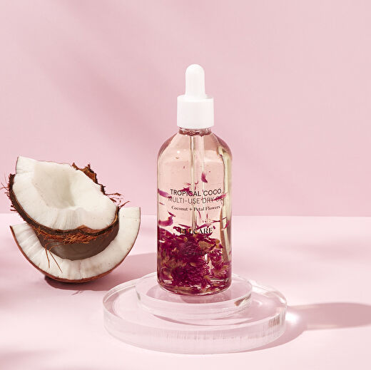 TROPICAL COCO MULTI - USE DRY OIL + HİNDİSTAN CEVİZİ İÇEREN ÇOK AMAÇLI KURU YAĞ 2