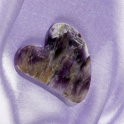 AMETHYST HEART - GUA SHA 2