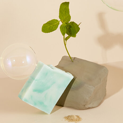 MINT EXFOLIATING SOAP BAR - YENİLEYİCİ DETOKS KİLLİ SABUN 2