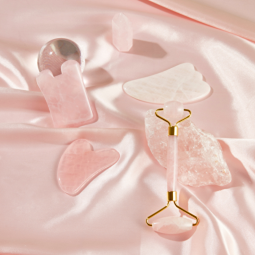 ROSE QUARTZ SQUARE - GUA SHA 3