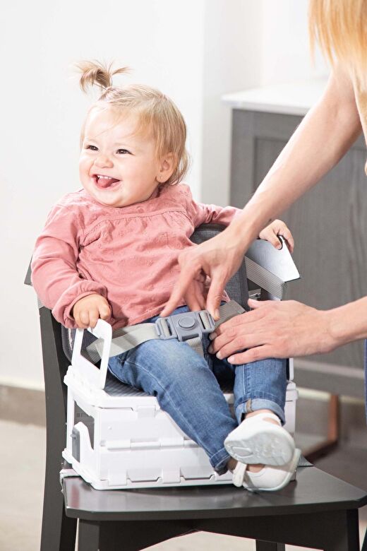 Nikidom Çantaya Giren Katlanıabilir Portatif Mama Sandalyesi Milky Way 4