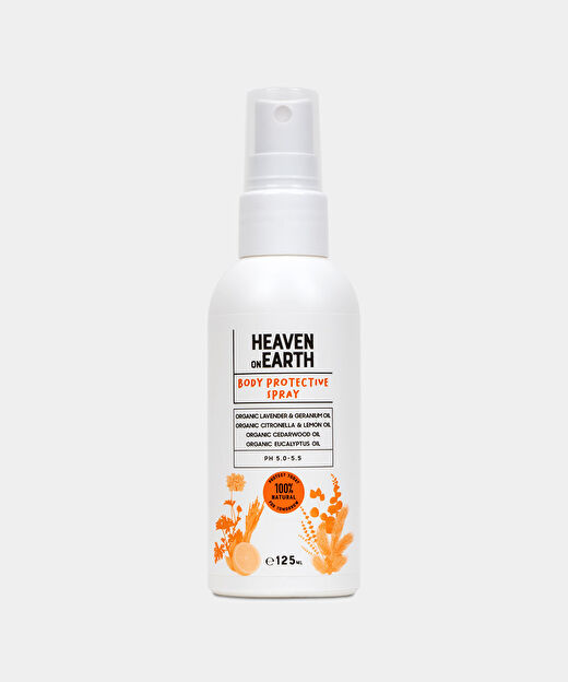 Vegan %100 Doğal Organik Yenidoğan Bebek Çocuk Vücut Koruyucu Sprey Limon Okaliptüs 125ml 1