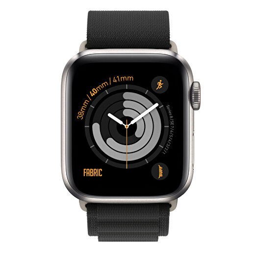 Buff Apple Watch Fabric Band 38/40/41mm Siyah 2