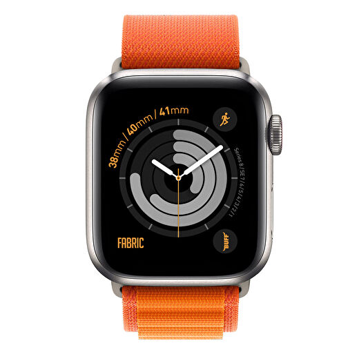 Buff Apple Watch Fabric Band 38/40/41mm Turuncu 2