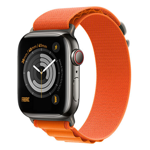 Buff Apple Watch Fabric Band 38/40/41mm Turuncu 3