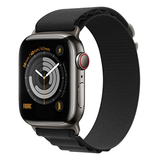 Buff Apple Watch Fabric Band 38/40/41mm Siyah 1
