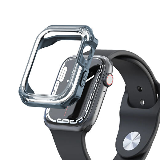 Buff Apple Watch Air Hybrid Kılıf 45mm Mavi 3