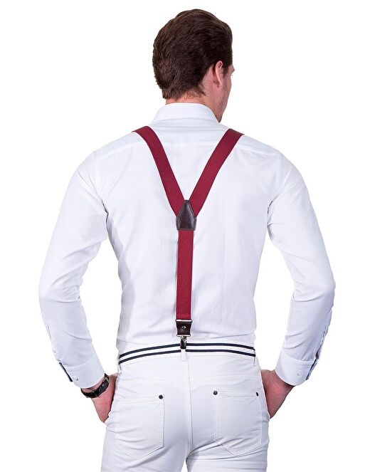Bordo Erkek Pantolon Askısı 3