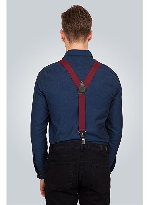 Bordo Erkek Pantolon Askısı 4