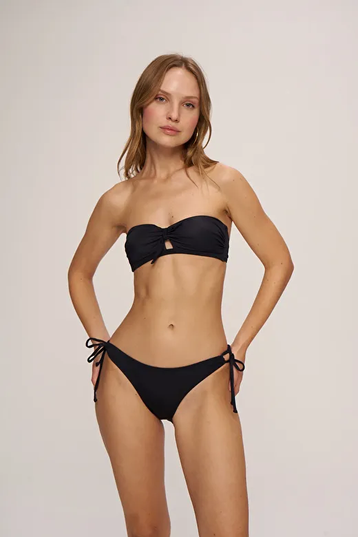 Hawai Yandan Bağcıklı Bikini Alt 1