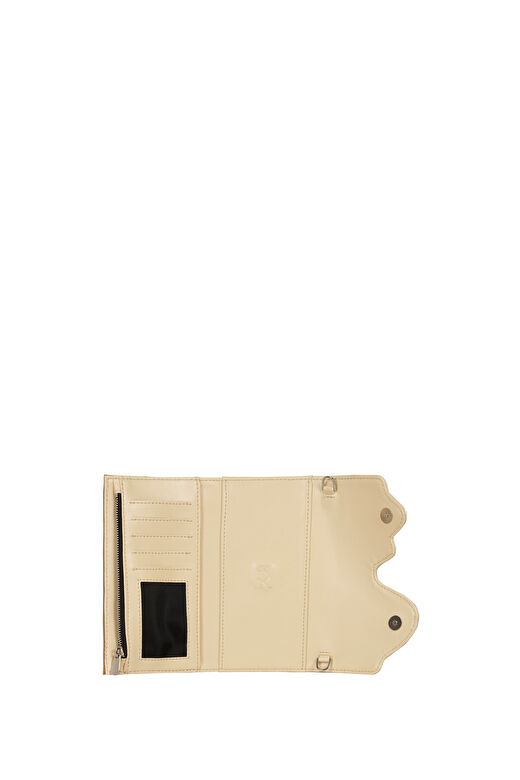 Earthling Kahve - Bej Unisex 10 x 18 cm Vegan Telefon Çantası  4