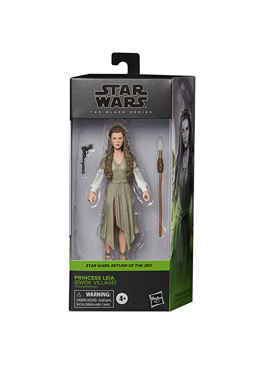 Star Wars The Black Series Princess Leia (Ewok Village) Aksiyon Figürü 4