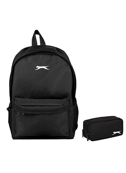 Me Çanta Slazenger Black Okul Sırt Çantası ve Kalemlik Seti - Ortaokul Lise - Erkek 1