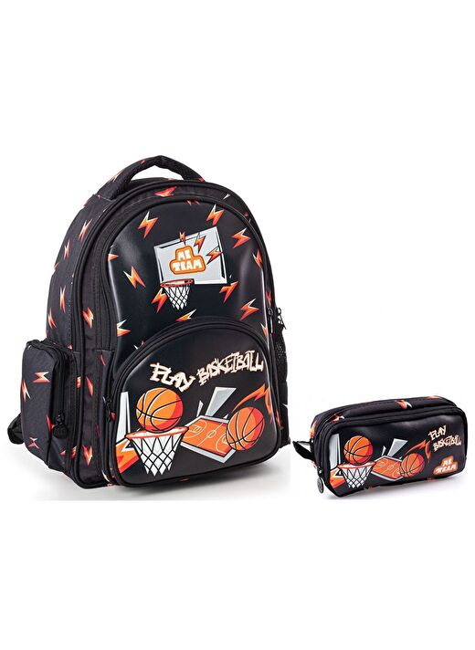Me Çanta Me Team Play Basketbol Okul Sırt Çantası ve Kalemlik Seti 1