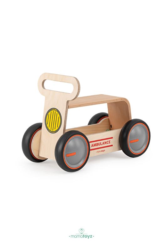 Driveme Wood Ambulans | Yürüteç - Bin Sür - Oyuncak Deposu 1
