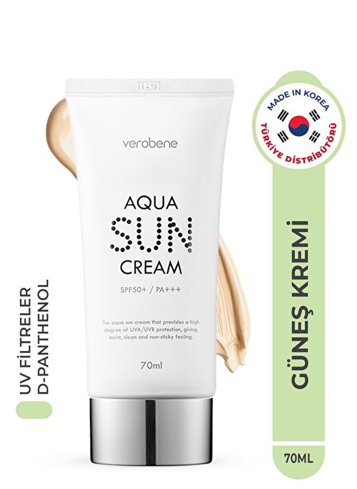 Su Bazlı Ekstra Nemlendirici Güneş Kremi Aqua Sun Cream 70ml 1
