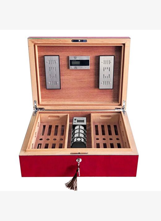 Sikarlan Siglo CigarSpa Elk. Nemlendiricili Puro Kutusu Kırmızı 200s 2