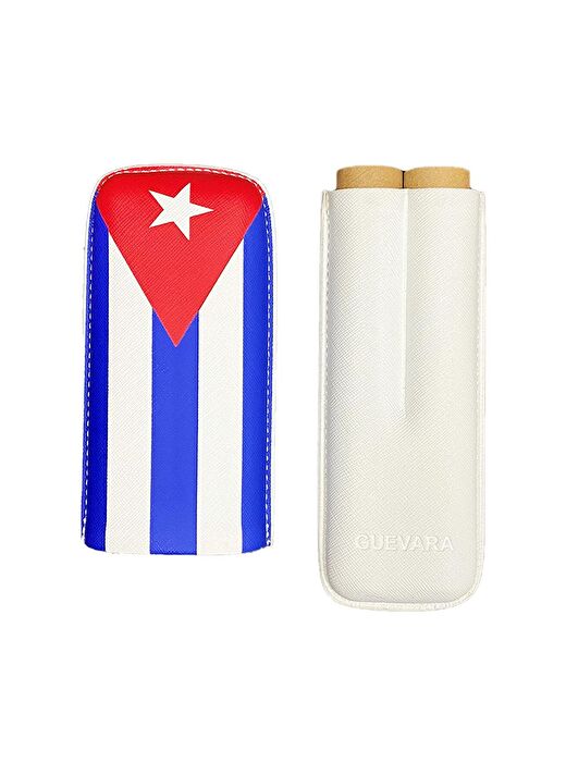 Guevara Cuban Flag Deri Puro Kılıfı 2li Beyaz (60Ring) 2