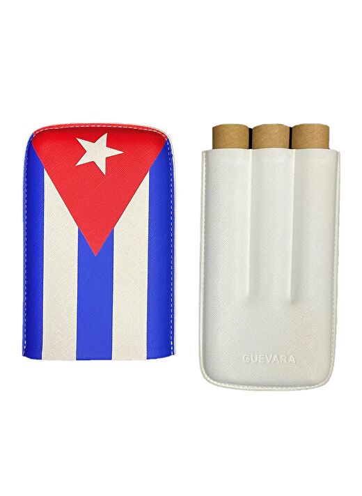 Guevara Cuban Flag Deri Puro Kılıfı 3lü Beyaz (60Ring) 2