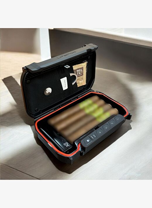 Vaultek Lifepod X Mini Seyahat Humidoru Siyah 4lü 3