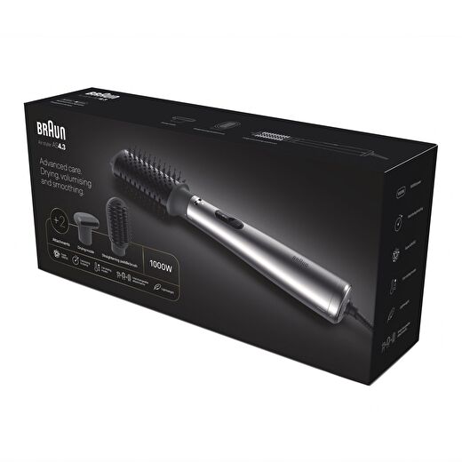 Braun BRAS430E Air Styler 4.3 IONTEC Saç Kurutma Makinesi ve Şekillendirici, 3 Başlıklı 3