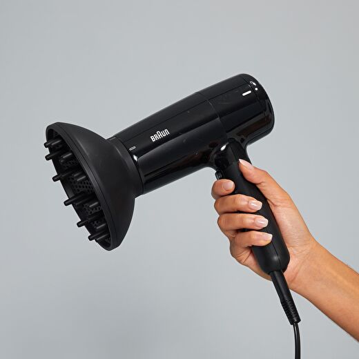 Braun BRHD225E HD2.2 IONTEC Difüzörlü Saç Kurutma Makinesi, 2 Başlıklı, 2200W  4
