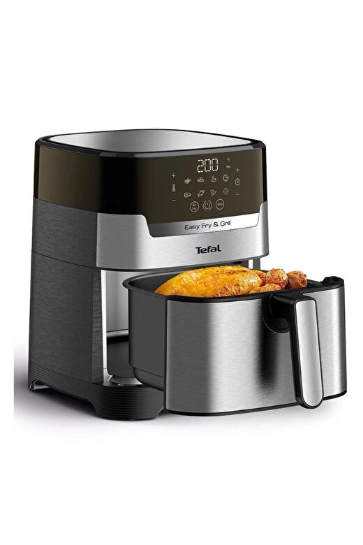 Tefal Easy Fry Grill Deluxe EY505D15 4.2 lt Izgaralı Sıcak Hava Fritözü 4