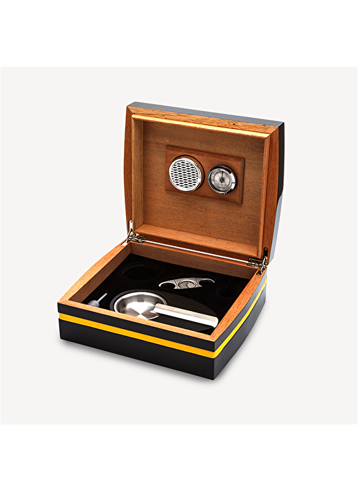 Cohiba Humidor Puro Kutusu Seti Black 2