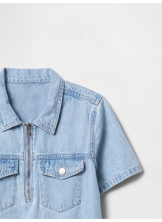 Cepli Denim Elbise 2