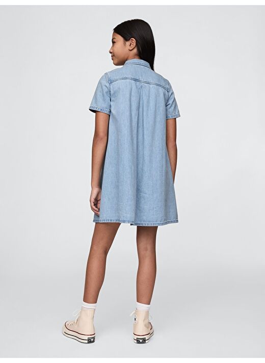 Cepli Denim Elbise 3