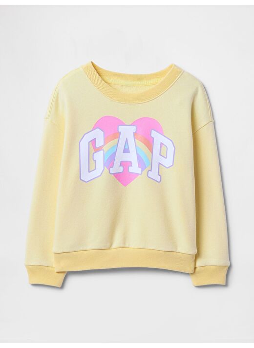 Havlu Kumaş Grafikli Sweatshirt 1