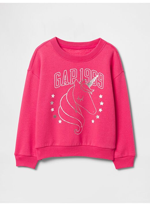 Havlu Kumaş Grafikli Sweatshirt 1