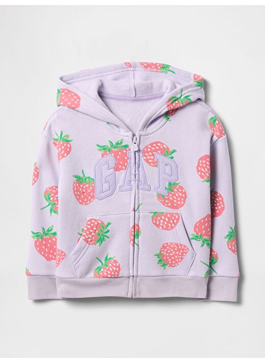 Gap Logo Fransız Havlu Kapüşonlu Sweatshirt 1
