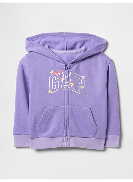 Gap Logo Fransız Havlu Kapüşonlu Sweatshirt 1