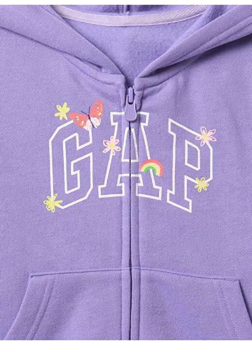Gap Logo Fransız Havlu Kapüşonlu Sweatshirt 2