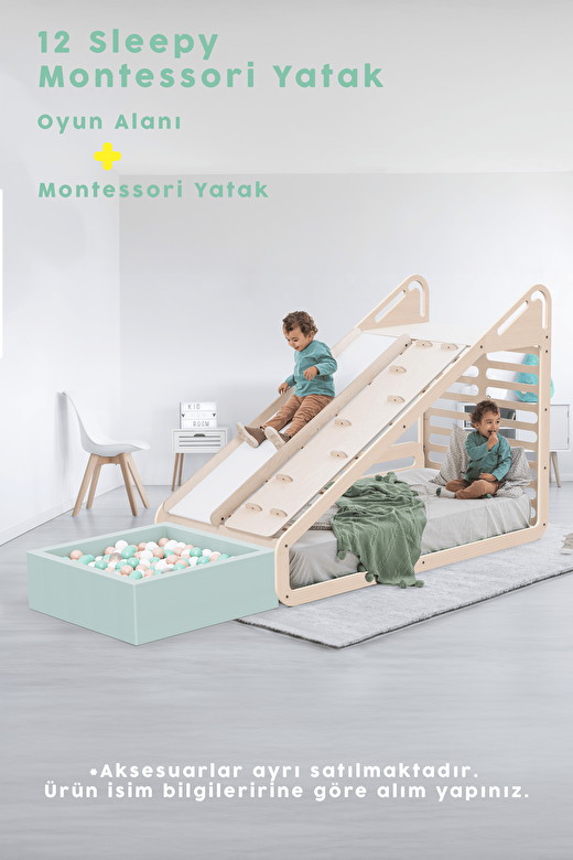 Sleepy | Montessori Ahşap Yatak 2