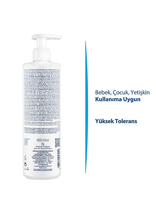 Ducray Dexyane Ultra Rich Cleansing Gel 400 ml 2