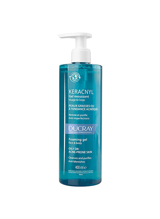 Ducray Keracnyl Yıkama Jeli 400 ml YENİ FORMÜL 1
