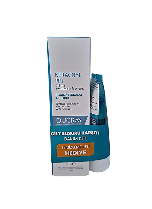 Ducray Keracnyl PP+ Cream 30ml & Keracnyl Jel 40ml Hediye 1
