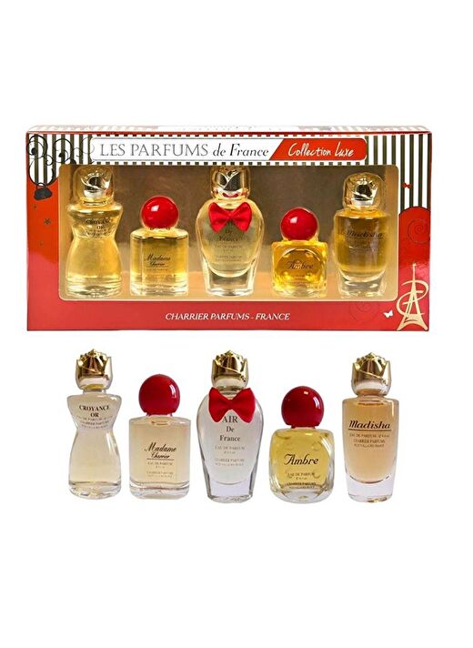 Charrier Parfums Les Parfums De France Collection Luxe EDP 5'li Kadın Parfüm Seti 2