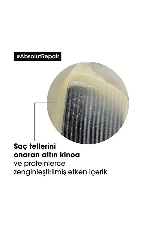 L'oreal Professionnel Absolut Repair Yıpranmış Saçlar için Onarıcı Refill Şampuan 500ml 4