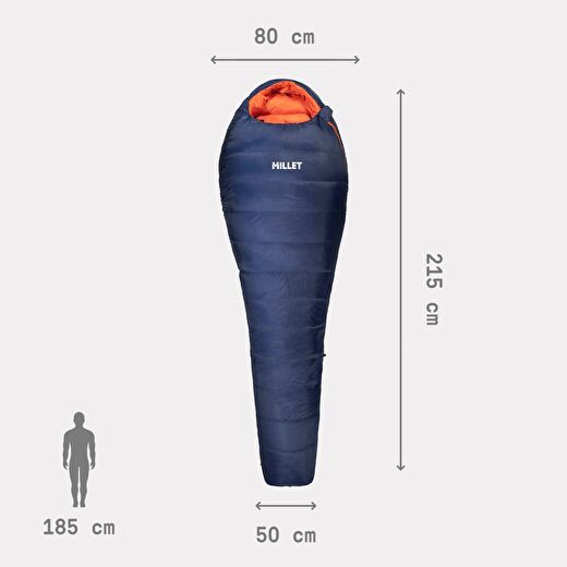 Millet LIGHT  Kaz Tüyü -5° Uyku Tulumu MIC1110 N8731 4