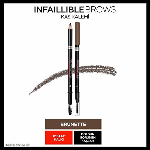 Infaillible Brows Kaş Kalemi 03 Brunette 1