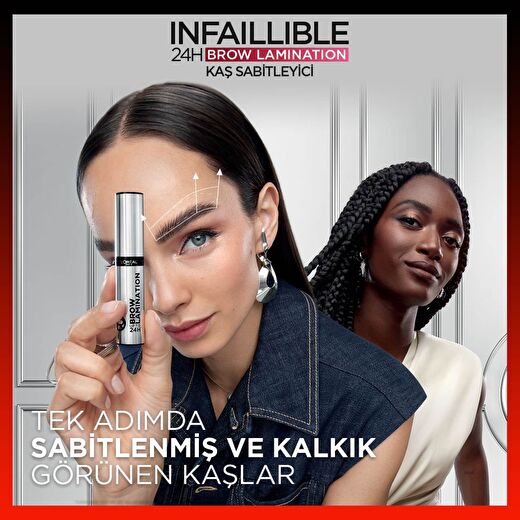 Infaillible 24H Brow Lamination Şeffaf Kaş Sabitleyici 2