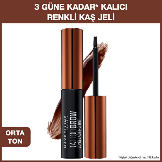 Brow Tattoo Geçici Kaş Dövmesi - Orta Ton 1